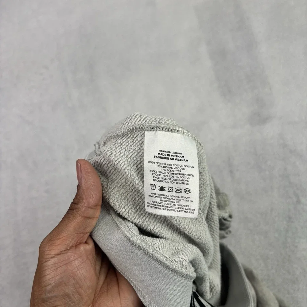 Nike Just Do It Grey Fleece Jogger Sweatpants Activewear Athletic Men's Large